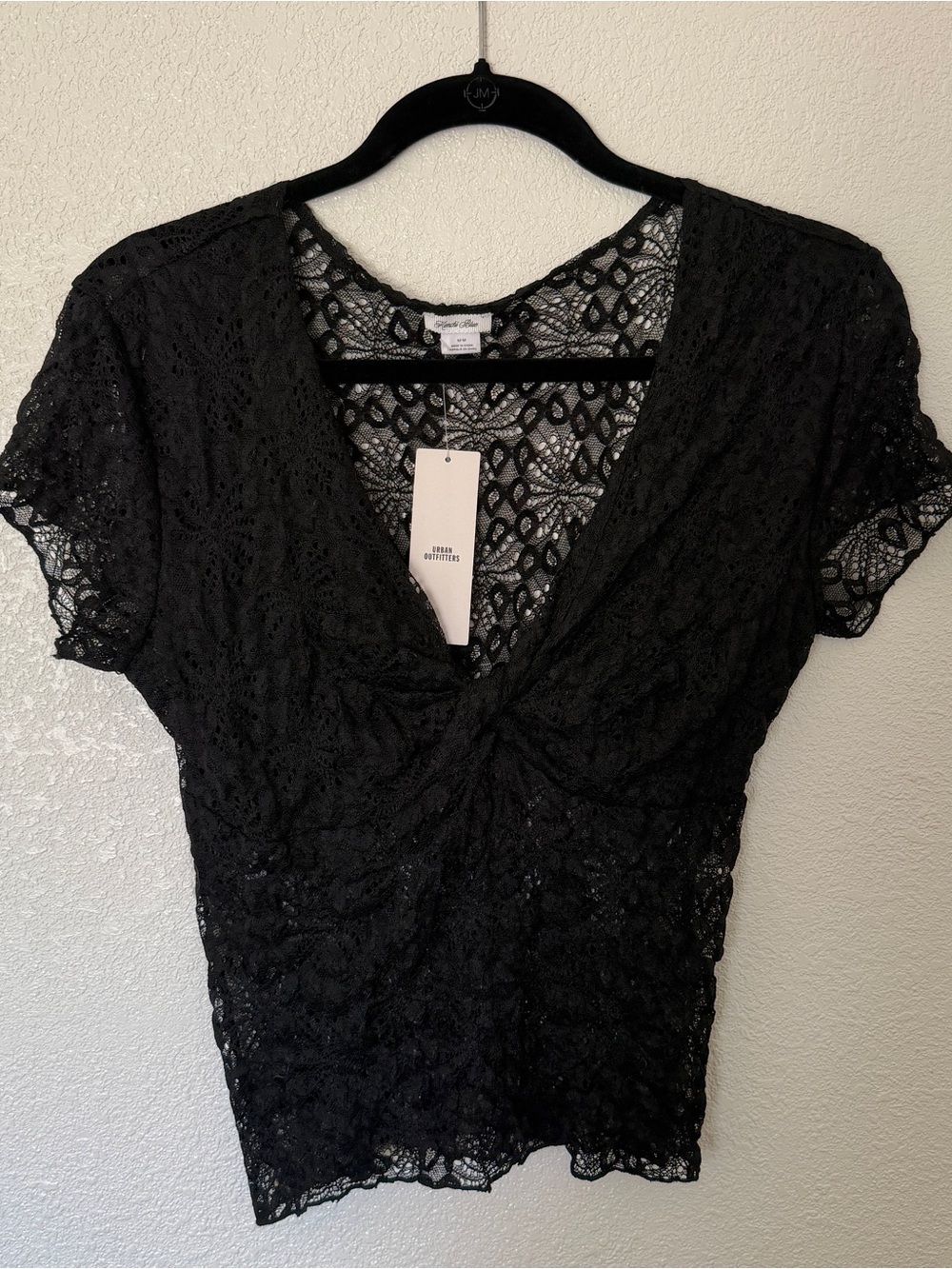 Kimchi Blue Black Lace Blouse